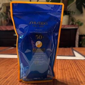 Shiseido Blue and Orange Sun Protector Lotion SPF 50+-150 ml